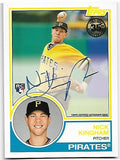 NICK KINGHAM 2018 Topps Update '83 Topps Autographs #83ANK PIRATES