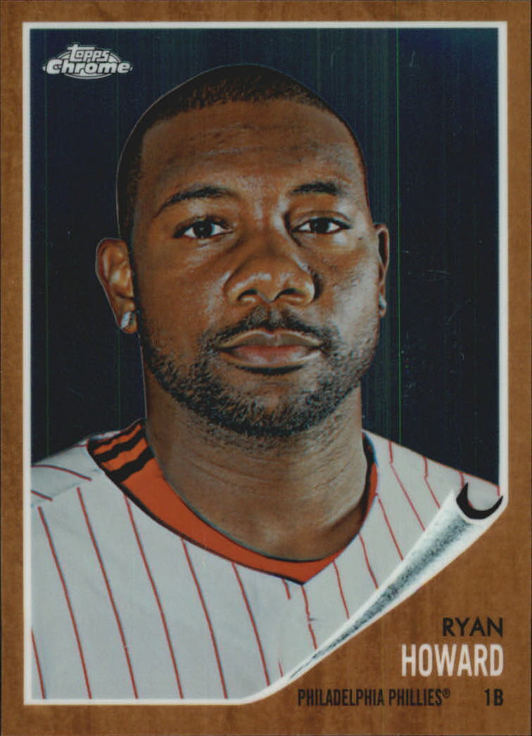 2011 Topps Heritage Chrome #C171 Ryan Howard 1522/1962 - NM