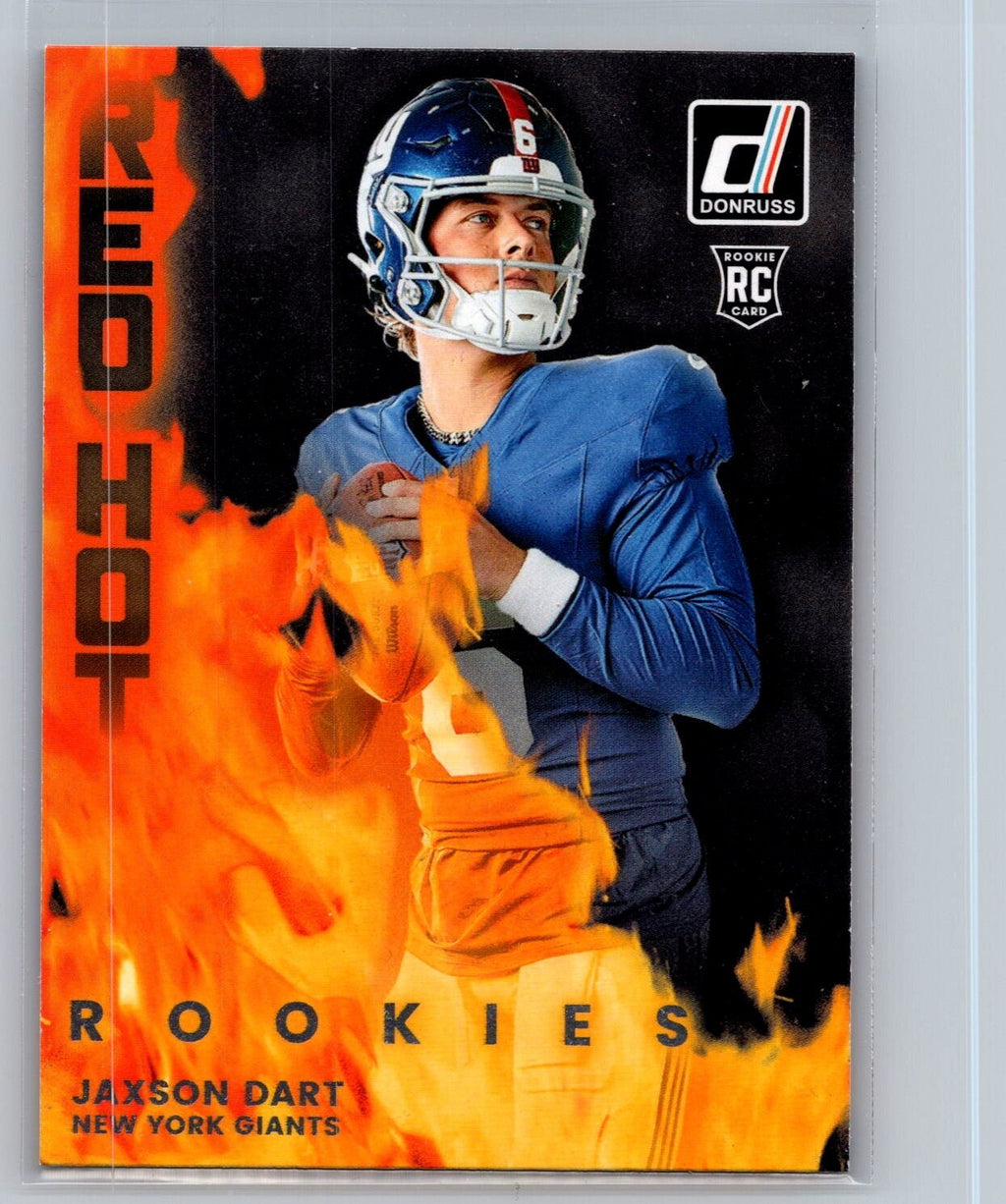 2025 Donruss #RHR-JXD Jaxson Dart Red Hot Rookies