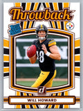 2025 Donruss Rated Rookies Throwback #30 Will Howard - NM