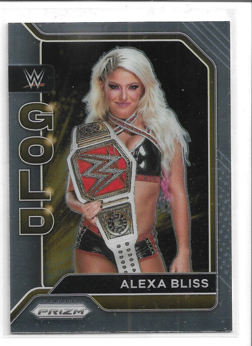 2022 Panini Prizm WWE WWE Gold #6 Alexa Bliss - NM