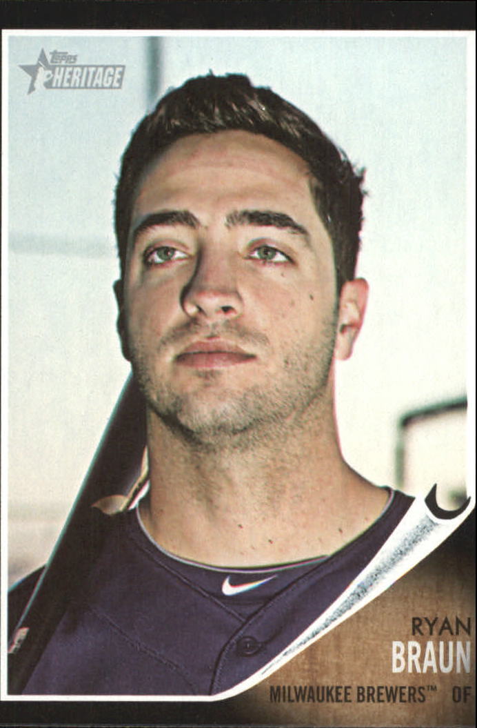 2011 Topps Heritage Black #C23 Ryan Braun - NM