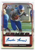 2021 Leaf Pro Set Power Bronze #BABT1 Brandon Thomas Auto - NM