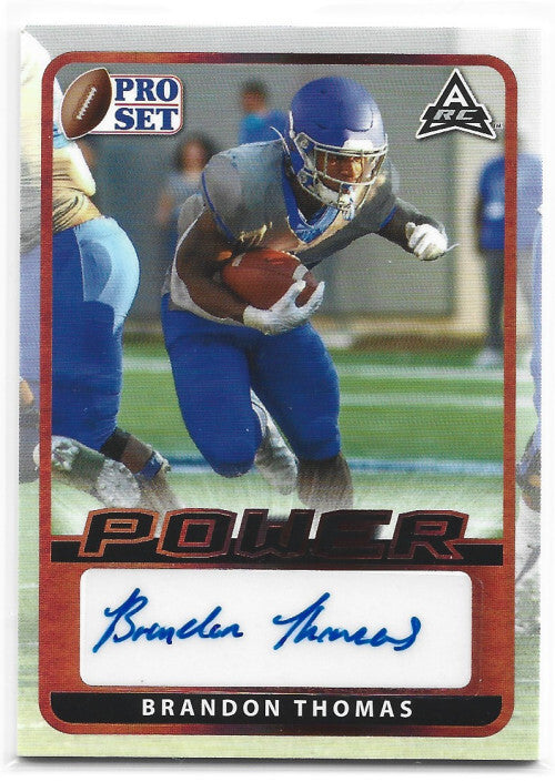 2021 Leaf Pro Set Power Bronze #BABT1 Brandon Thomas Auto - NM