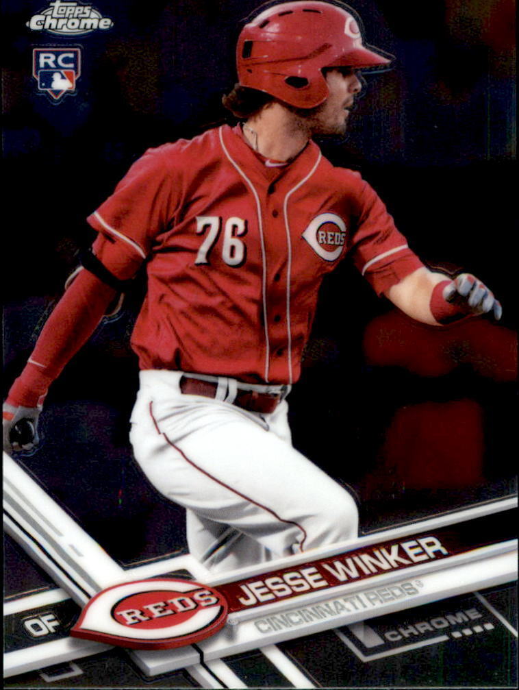 2017 Topps Chrome #74 Jesse Winker RC - NM
