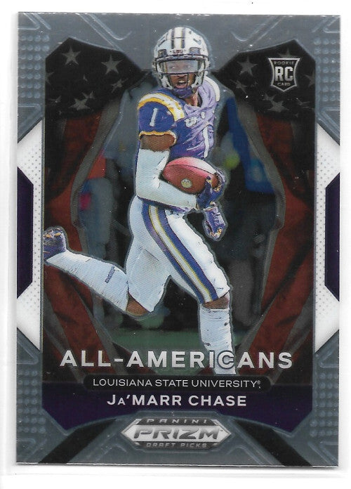 2021 Panini Prizm Draft Picks #185 Ja'Marr Chase AA - NM