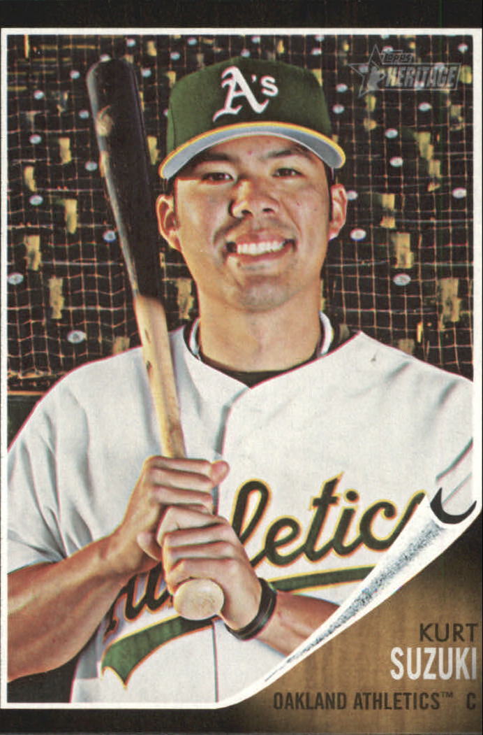 2011 Topps Heritage Black #C33 Kurt Suzuki - NM
