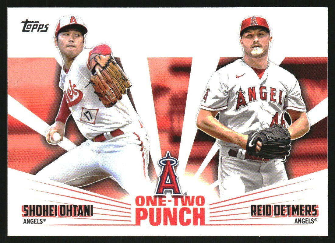 2023 Topps One Two Punch #12P23 Reid Detmers Shohei Ohtani - NM
