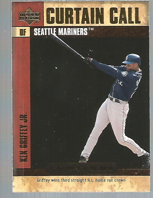2000 Upper Deck Ovation Curtain Calls #CC20 Ken Griffey Jr. - NM