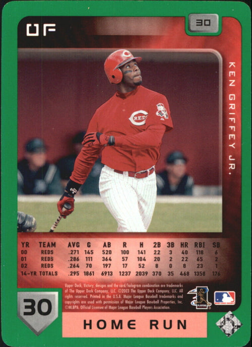 2003 Upper Deck Victory Tier 1 Green #30 Ken Griffey Jr. - NM