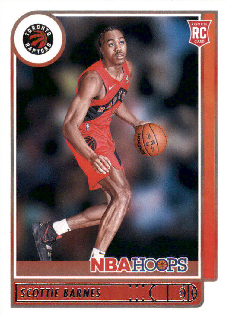 2021-22 Hoops #227 Scottie Barnes RC - NM