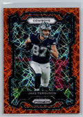 2023 Panini Prizm #75 Jake Ferguson Orange Lazer