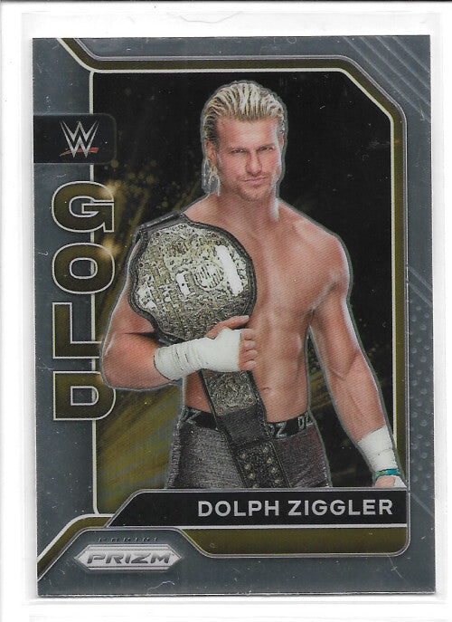2022 Panini Prizm WWE WWE Gold #15 Dolph Ziggler - NM
