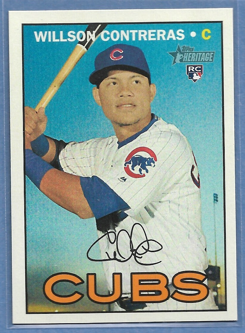 2016 Topps Heritage #505 Willson Contreras RC