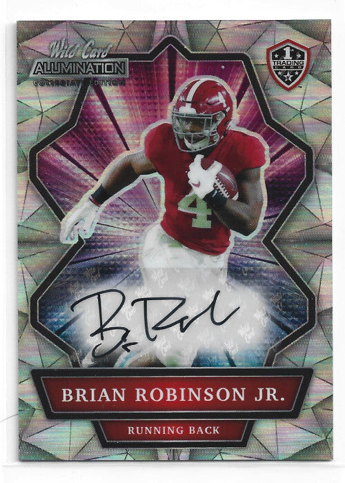 2022 Wild Card Alumination NIL Autographs #ANBCA52 Brian Robinson Jr. Auto - NM