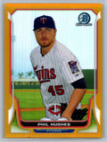 2014 Bowman Chrome #208 Phil Hughes Gold Refractor 33/50