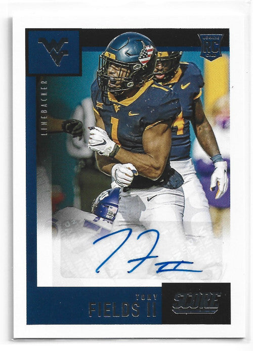 2021 Panini Chronicles Draft Picks Score Rookie Autographs #24 Tony Fields