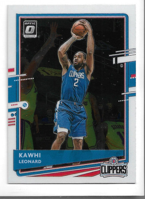 2020-21 Donruss Optic #125 Kawhi Leonard - NM